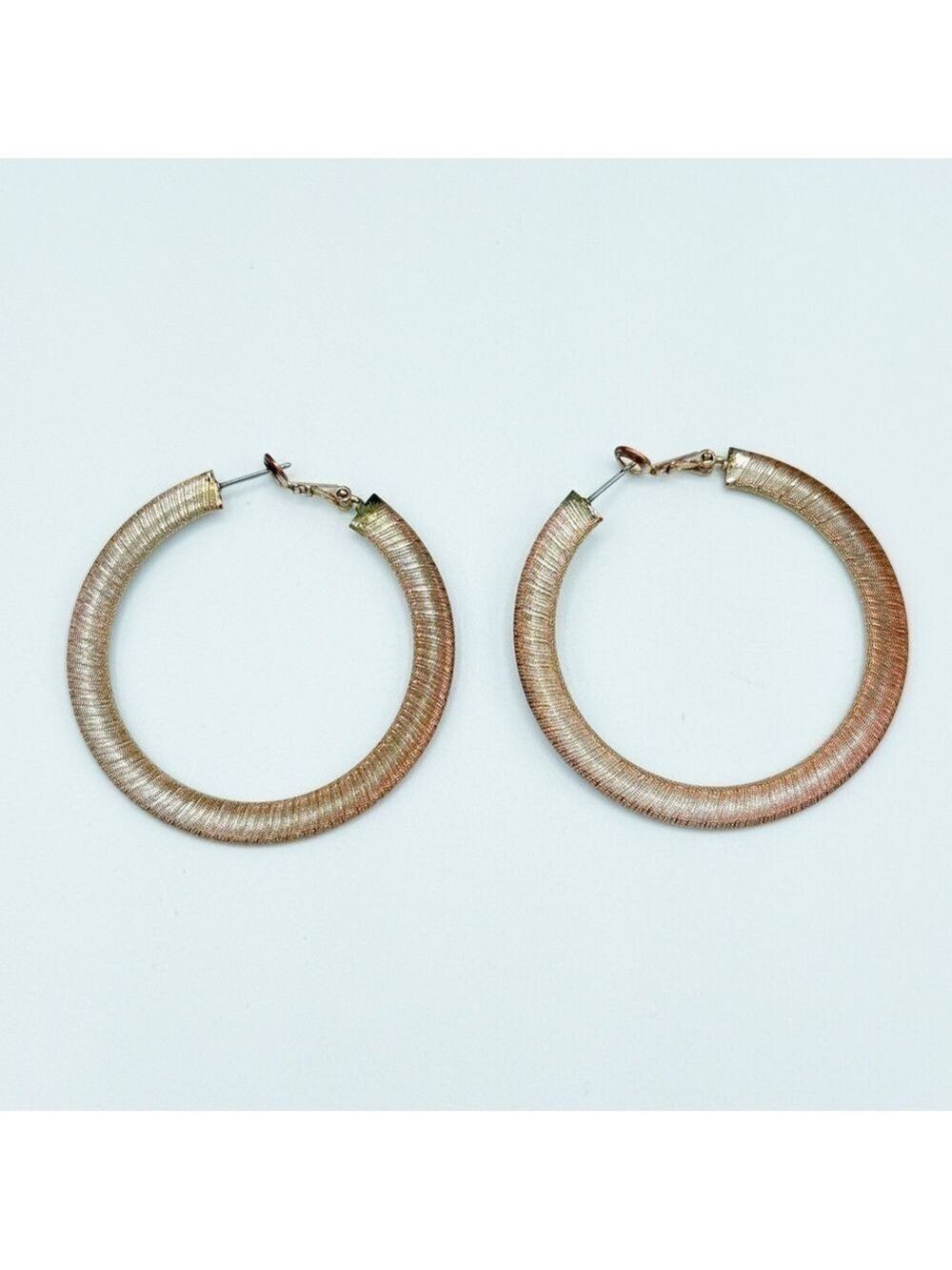 Gold hoop earrings